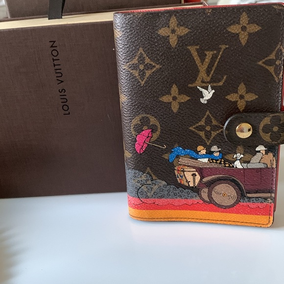 💖HTF Louis Vuitton Illustre Monogram Agenda PM Travel  (RARE design🍀) - Picture 10 of 16